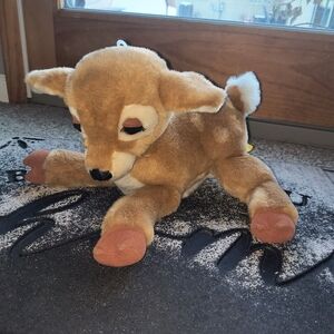 Hugga Puffs 24K Poler Puff Deer Fawn Plush Stuffed Animal Brown Vintage